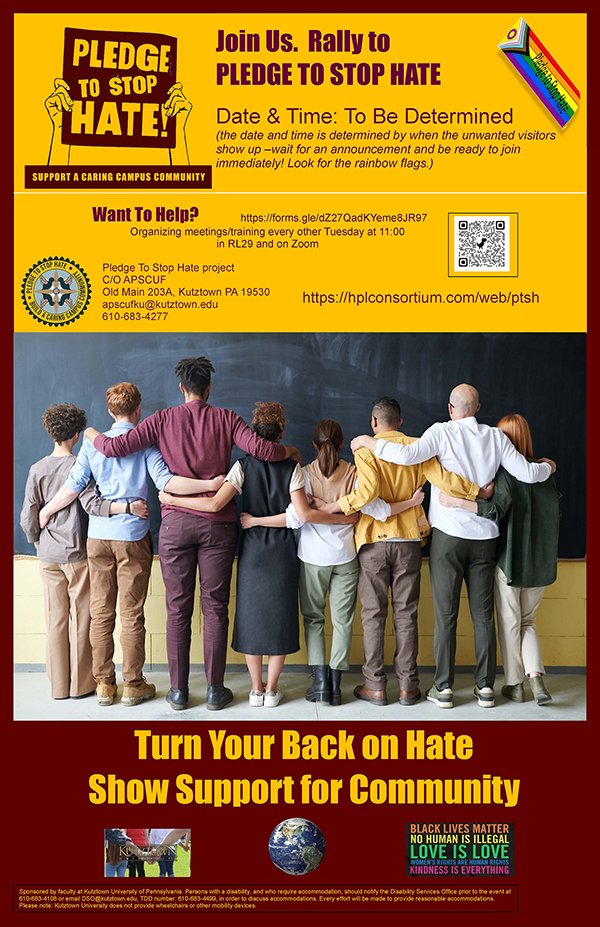 Pledge to Stop Hate Poster